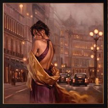 Схема вышивки «вечерняя прогулка»