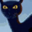 Предпросмотр схемы вышивки «хеллоуин.черный кот» (№180028)