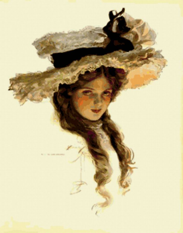 дама - дама, 19 век - предпросмотр