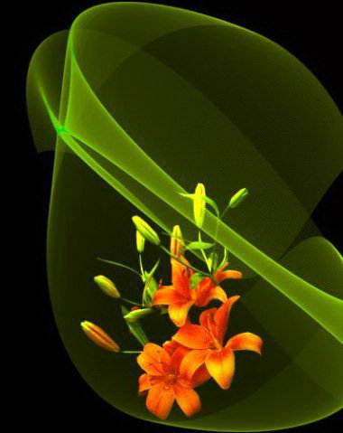 лилии - оригинал