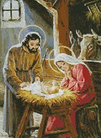 Схема вышивки «рождество христово»