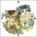 Часы-котята - часы, кошки - оригинал