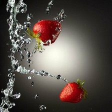 Схема вышивки «клубника»