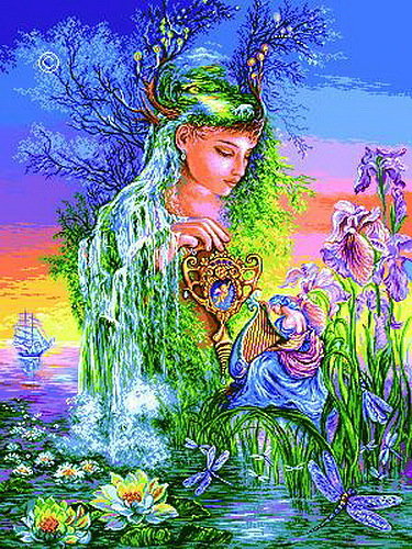 №181074 - люди, пейзаж, девушка - оригинал