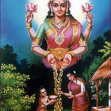 Схема вышивки «Лакшми»