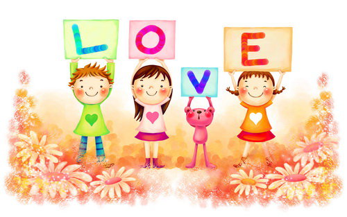 love - любовь, детское - оригинал