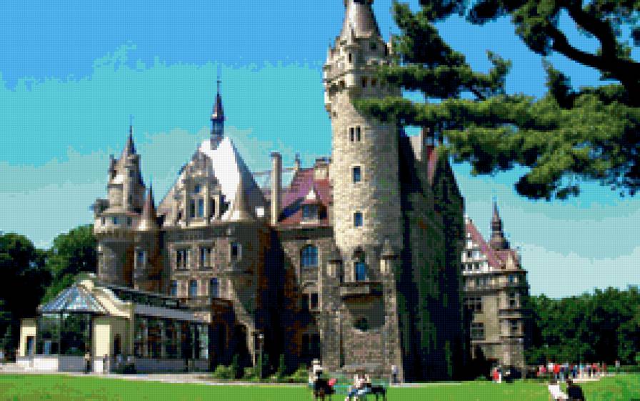 замки мира - уадьба, замки мира, замок, сквер, дворец, дворцы - предпросмотр