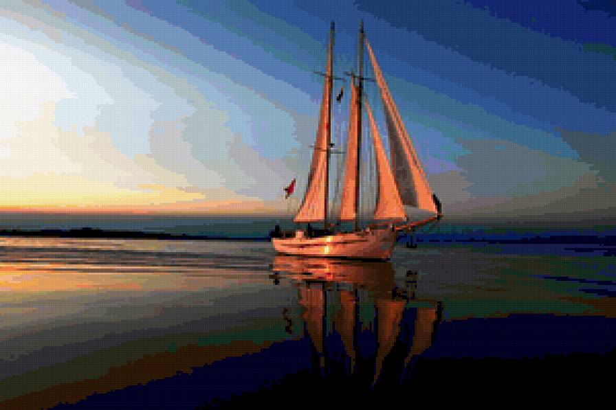 №181798 - корабль, море - предпросмотр