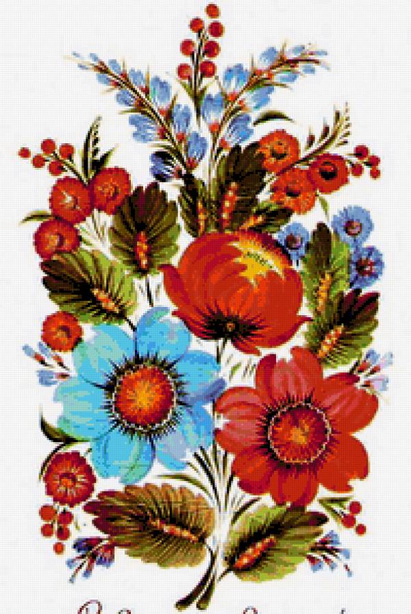 Букет - цветы, букет, картина - предпросмотр