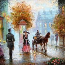 Схема вышивки «прогулка»