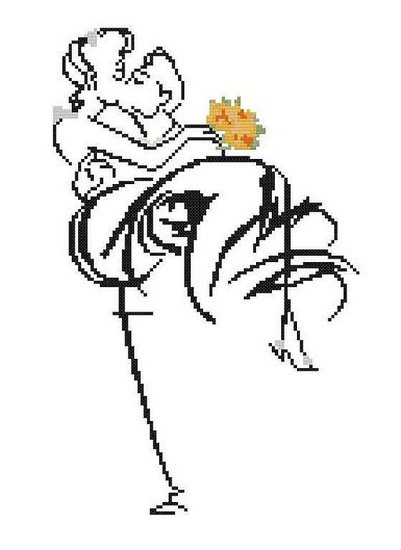 Пара - силуэт, пара - оригинал