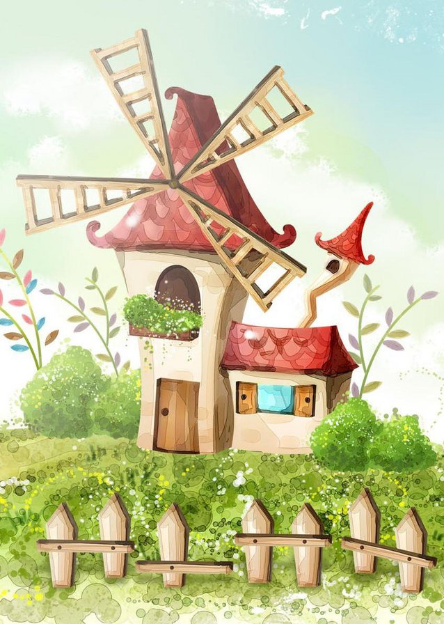 мельница-сказка - оригинал