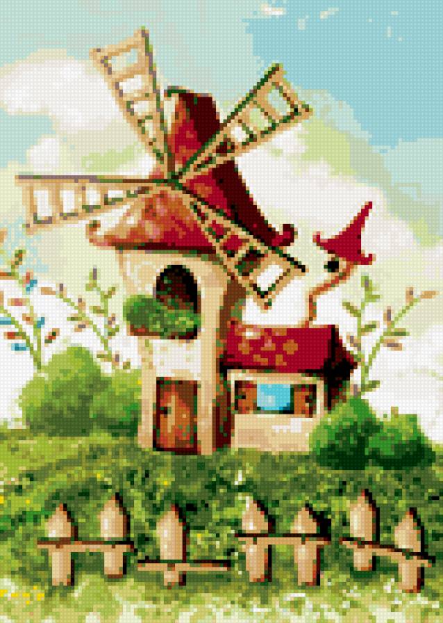 мельница-сказка - предпросмотр