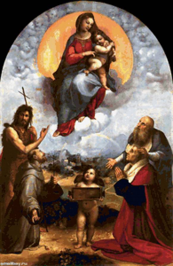 на небесах - живопись - предпросмотр