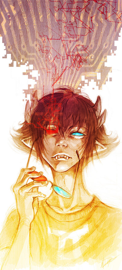 Sollux Captor - homestuck, sollux - оригинал