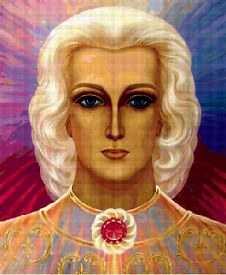 Санат Кумара (В. Суворов) - живопись, юноша, картина, красота, портрет - предпросмотр