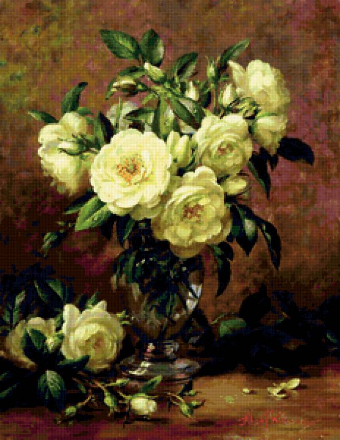 6356 - цветы, букет, ваза - предпросмотр