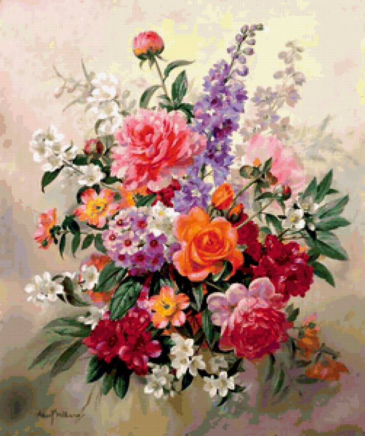 5444 - букет, цветы - предпросмотр