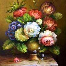 Схема вышивки «букет»