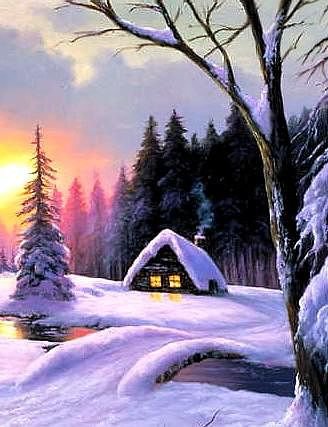 снег - зима - оригинал