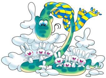 Год змеи 6 - новый год, змея - оригинал