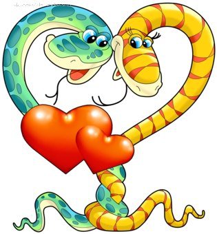 Год змеи 10 - змея, новый год - оригинал