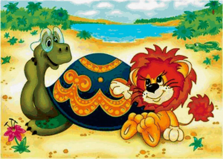 Львенок и черепаха 3 - мультфильмы, для детской - предпросмотр