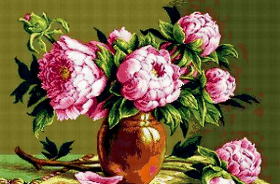 пионы - предпросмотр