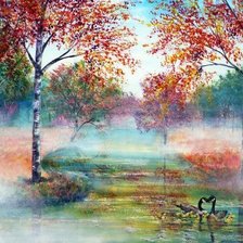 Схема вышивки «природа»