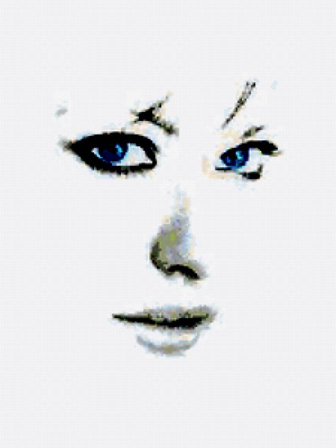 Девушка - лицо, девушка, силуэт - предпросмотр