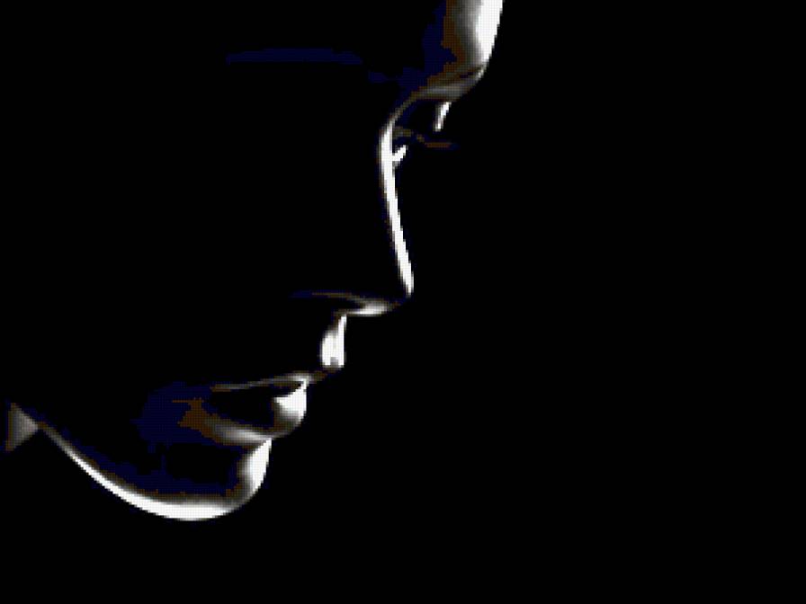 Девушка - девушка, лицо, силуэт - предпросмотр