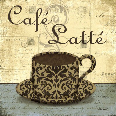 cafe latte - чашка кофе - оригинал