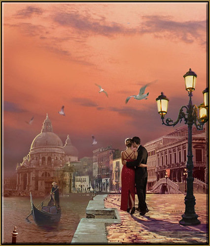 набережная - люди - оригинал