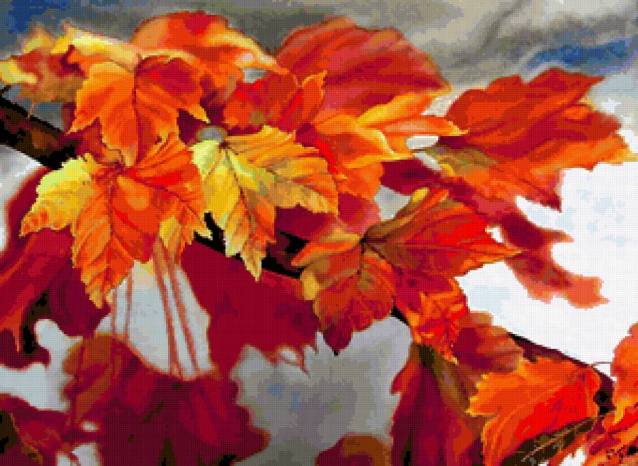 Краски осени. - осень - предпросмотр