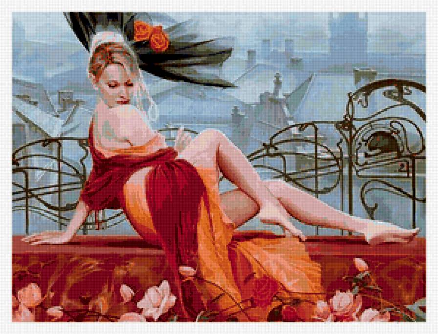 картина - девушка, нежность, портрет, женщина, люди, девушки, образ - предпросмотр