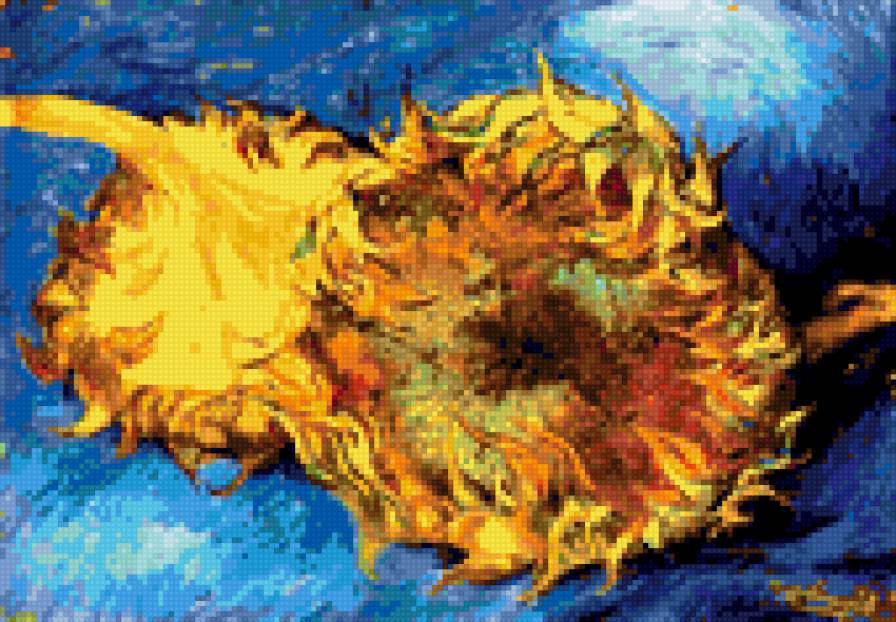 увядающие подсолнухи - подсолнухи - предпросмотр