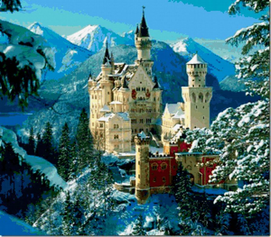 замок - лето, замок, природа - предпросмотр