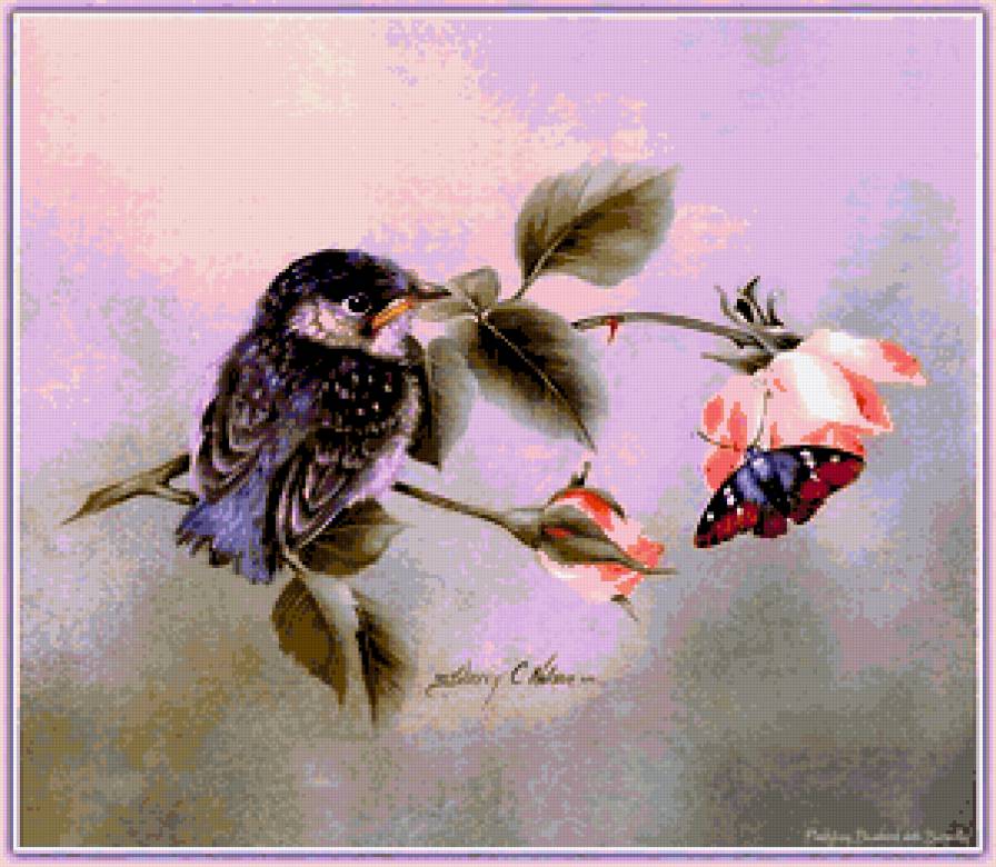 №184937 - птицы, пейзаж, животные - предпросмотр