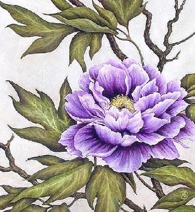 голубой пионВ - оригинал