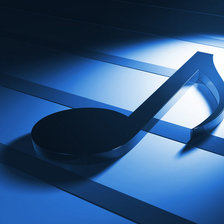 Схема вышивки «нота»