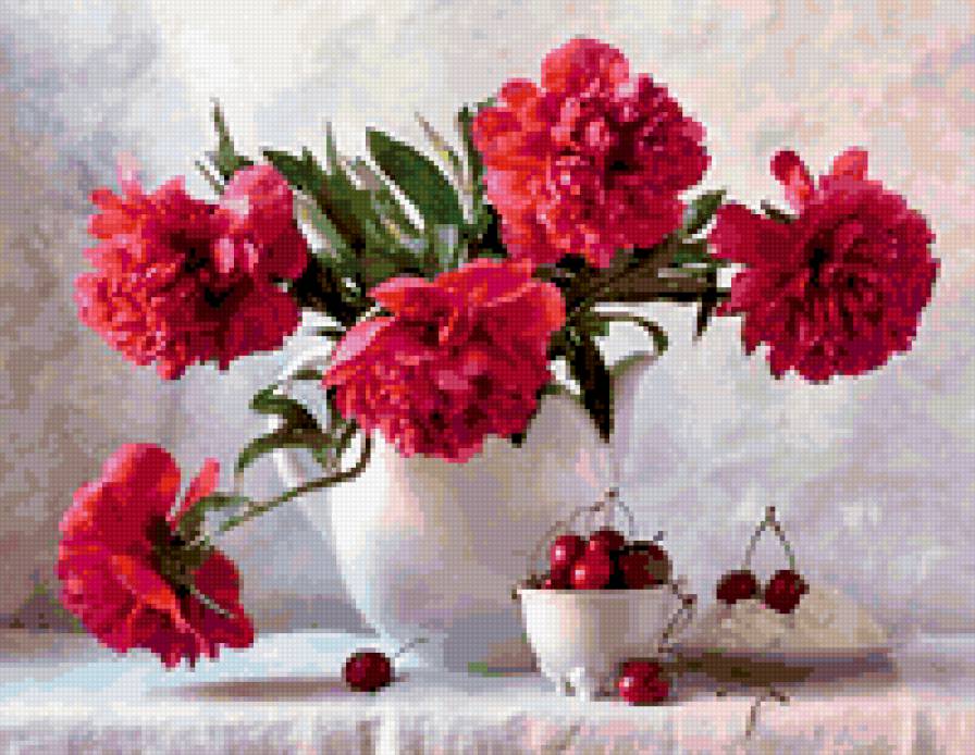 пионы - предпросмотр