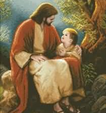 Схема вышивки «разговор с христос»