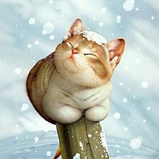 Схема вышивки «снежок»