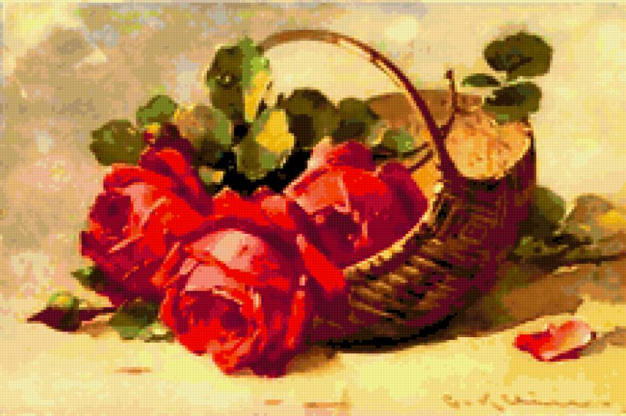 Розы - цветы, картина, розы - предпросмотр