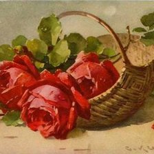 Оригинал схемы вышивки «Розы» (№185832)