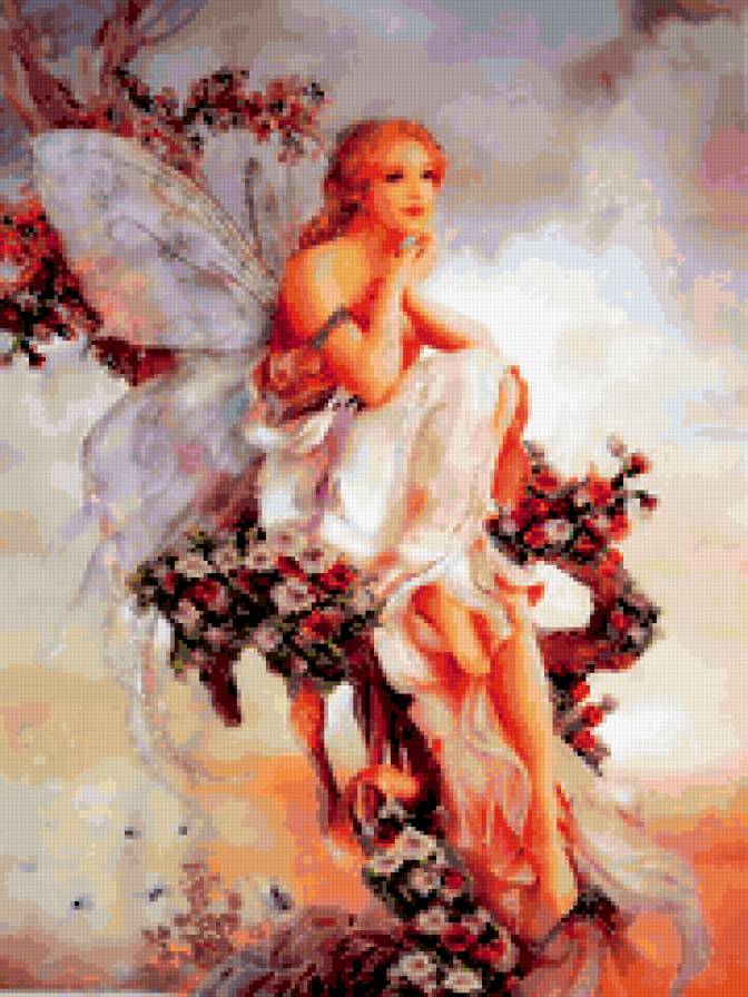 девушка - любовь, эльфы, фентези, феи, девушка - предпросмотр