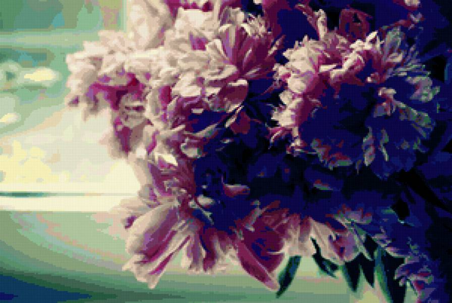 Белые пионы - цветы - предпросмотр