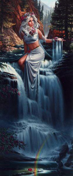 фея воды - любовь, фентези, девушка, феи, эльфы - оригинал