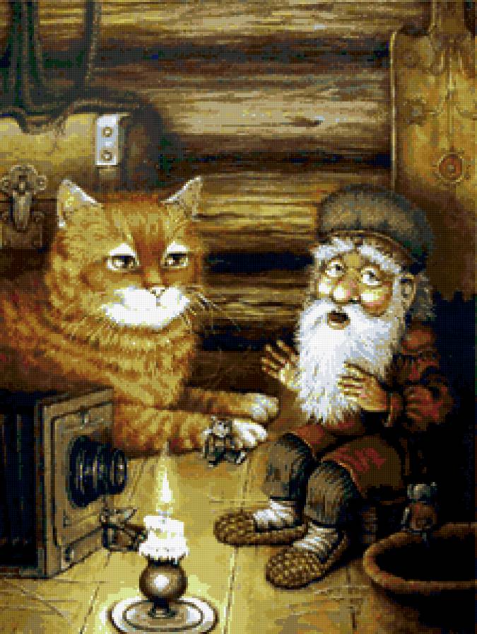 домовой - оберег, рыжий кот, кот, домовой - предпросмотр