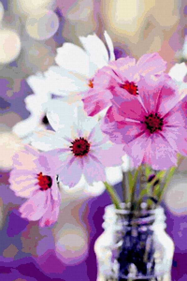 цветы - цветы, банка - предпросмотр